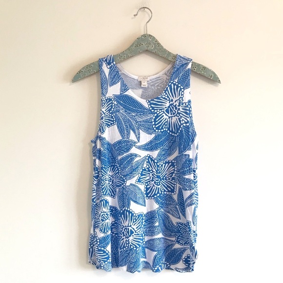 J. Crew | Floral Printed Tank - Picture 1 of 5